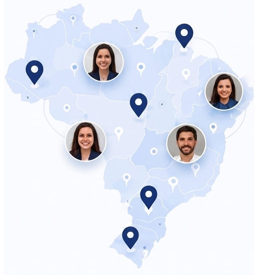 Mapa de Alunos